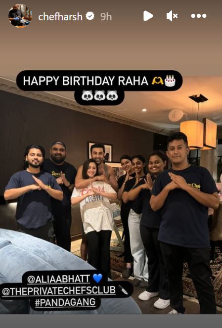 Alia-Ranbir at Raha Birthday